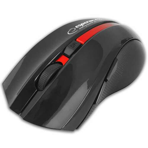 Mouse optic Esperanza Virgo wireless cu 6 butoane, negru
