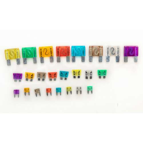 Neo Tools autós biztosítékok készlete, 88 darab, többszínű