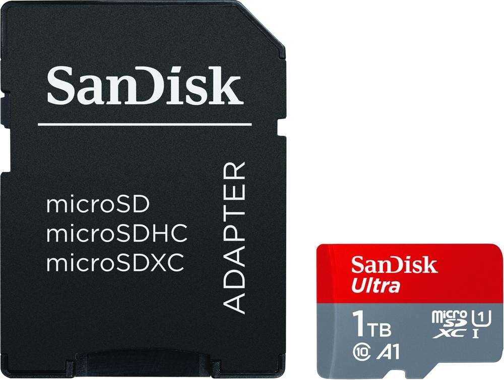 Sandisk 1TB Ultra microSDXC UHS-I CL10 Memóriakártya + Adapter