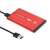 Qoltec 2,5" Külső HDD/SSD Tok - USB 3.0 - Piros 157700904