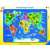 Ravensburger 30 darabos Világtérkép Állatokkal kirakó gyerekeknek