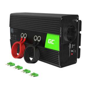 Car inverter voltage converter Green Cell INV08 12V to 230V 1000W/2000W, modified sine wave 71310338 