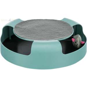 Trixie Złap Myszkę Zabawka dla Kota, turkusowa, interaktywna, z ruchomą myszką - Trixie Gra o kotach