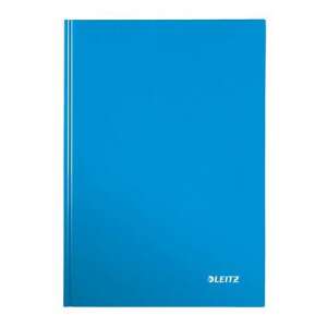 Leitz "WOW" beírókönyv A4, vonalas, lakkfényű kék (E46251036) 71314143 Füzetek