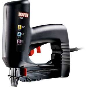 NOVUS J-165 EAD elektromos tűzőgép kárpitozáshoz, szigeteléshez és faburkoláshoz - Ipari tűzőgép