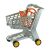 Theo Klein Toy Shopping Cart for Kids, Silver