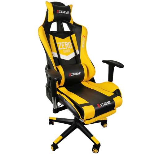 Extreme ZERO Gamer szék nyak-és derékpárnával #fekete-sárga 32041818