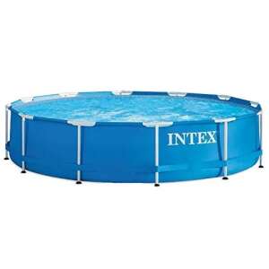 Intex Metallrahmen 366x76cm Schwimmbad mit Wassersprudler (28212NP) 44820060 Gartenpools