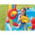 Intex Rainbow Ring Play Center: Gyermek felfújható gyűrűkkel játszik a medencében.