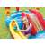 Lány labdákkal játszik az Intex Rainbow Ring Play Center felfújható medencében
