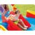 Intex Rainbow Ring Play Center: Дете се плъзга по надуваемата водна пързалка.