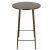 HAILEY bar table by Unic Spot, brown top