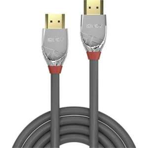 Kabel HDMI Lindy 0,5m, High Speed, 4K, 3D, 18Gbps, szary - Kabel HDMI