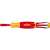 Wiha VDE insulated screwdriver with interchangeable bits, 6 slim bits included