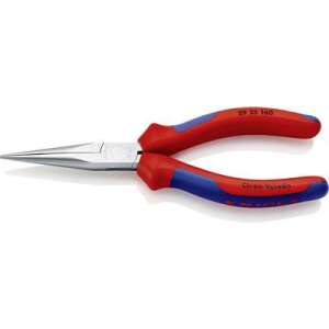 Knipex 29 25 160 Langnasenzange, 160 mm, Chrom-Vanadium-Stahl, Rot-Blaue Griffe - Knipex