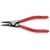 KNIPEX 46 11 A1 Külső Seeger-gyűrű fogó, 10-25 mm