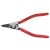 KNIPEX 46 11 A0 Külső Seeger-gyűrű fogó, 3-10 mm