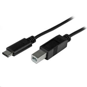 StarTech.com USB-C - USB-B kábel - Fekete USB 2.0 nyomtatókábel - USB kábel