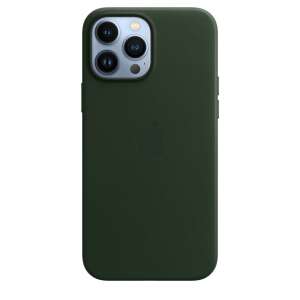 Husă Apple iPhone 13 Pro Max din piele cu MagSafe - Sequoia Green (Sezon Toamna 2021) 71321952 Huse telefon