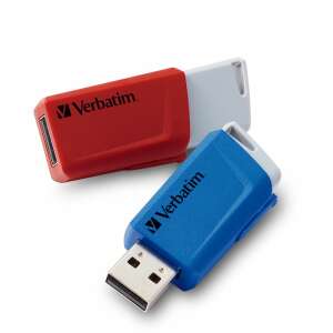 Pen Drive 32GB Verbatim Store 'n' Click USB 3.2 Gen 1 piros-kék 2db/cs (49308) 71322143 