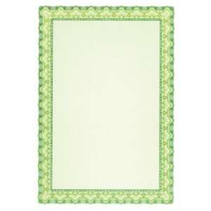 Apli A4 smaragdzöld oklevélpapír, 70 lap, diplomákhoz, bizonyítványokhoz, szabadalmakhoz - Előnyomott papír