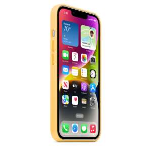 Apple iPhone 14 Carcasă din silicon cu MagSafe - Sunglow (SEZONAL 2022 toamnă) 71325469 Huse telefon