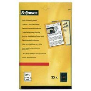 Fellowes lamináló fólia, 125 mikron, A5 méret, 25 db-os csomag - Fellowes