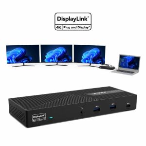 Port Designs Triple 4K USB-C/A Dokkoló - 100W 112926826 - Port Designs