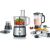 Severin KM 3892 Food Processor with accessories, blender, and food preparation examples