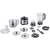 Severin KM 3892 food processor parts, including blender, chopping bowl, discs, and blades