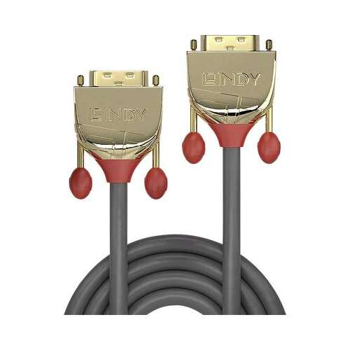 LINDY DVI-D Dual Link kábel 2m, kiváló minőségű DVI kábel monitorokhoz és kijelzőkhöz