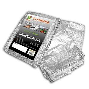 Tarpaulin, silver 3x4 m, 120gr/nm (The actual size may vary up to 5% from the nominal size. 67788427