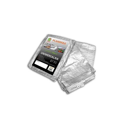 Plandeka silber Plane 6x10m, universell, 120gr/nm
