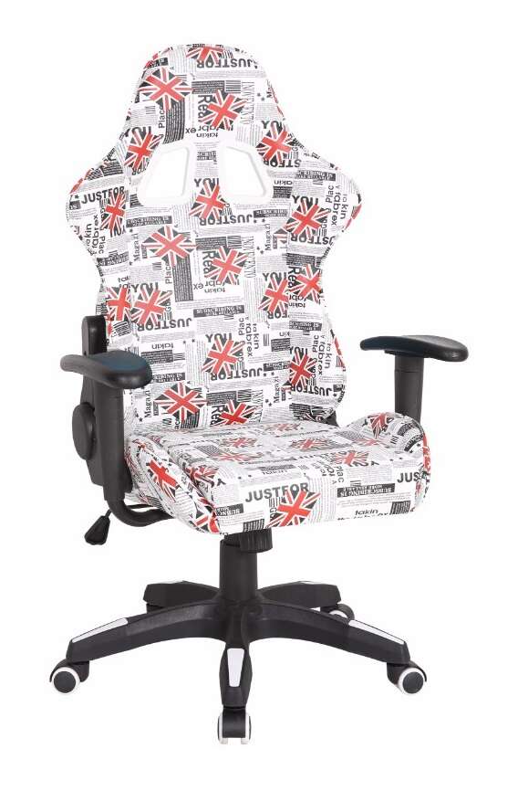 Nonbrand london gamer szék - fehér-piros