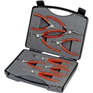 Knipex 00 21 25 S 8-teiliges Präzisions-Sicherungsringzange-Set im Kompaktkoffer - Knipex