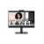 Lenovo ThinkVision T24mv-30 monitor displaying a video conference