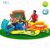 Intex Dinosaur Play Center Inflatable Kiddie Pool with Slide and Sprinkler for Kids