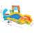 Intex inflatable dinosaur pool with slide and water features, dimensions
