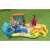 Intex inflatable dinosaur pool with slide and water features