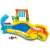 Intex inflatable dinosaur pool with slide and water features