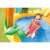 Child playing in Intex inflatable dinosaur pool
