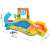 Intex inflatable dinosaur pool with slide and water features, dimensions