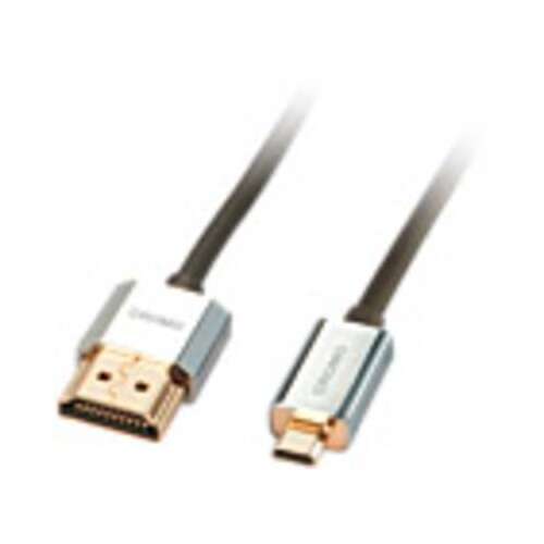 Lindy HDMI auf Micro HDMI Kabel, 0,5 m, grau