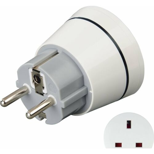 Hama 223452 Angol-Európai utazóadapter, átalakítja az angol dugókat európai aljzatokhoz - Hama