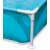 Intex Frame Pool Mini metal frame children's pool, blue, 122x122cm, close-up of the corner