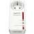AVM FRITZ!Powerline 1220E Powerline Adapter, weiß, mit zwei LAN-Ports, Steckdose und LED-Anzeigen