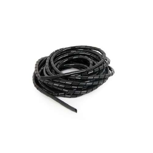 Czarny spiralny oplot kablowy, 12mm, Gembird CM-WR1210-01