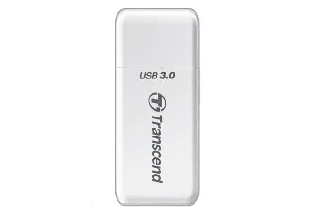 TRANSCEND TS-RDF5W Transcend card reader USB 3.1 Gen 1 SD/microSD white