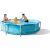 Intex Beachside Metallrahmenpool Familienspaß