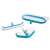 Intex pool cleaning set: brush, leaf net, vacuum head